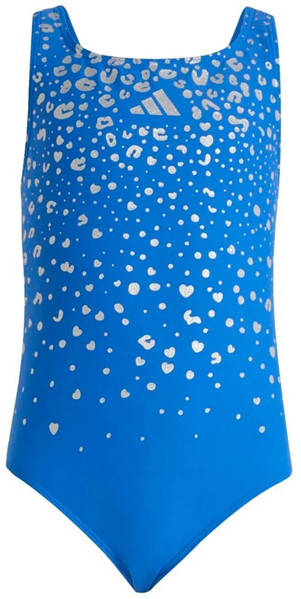 Adidas Sportswear Glitter V-Back Badpak Kids Kinderen Blauw