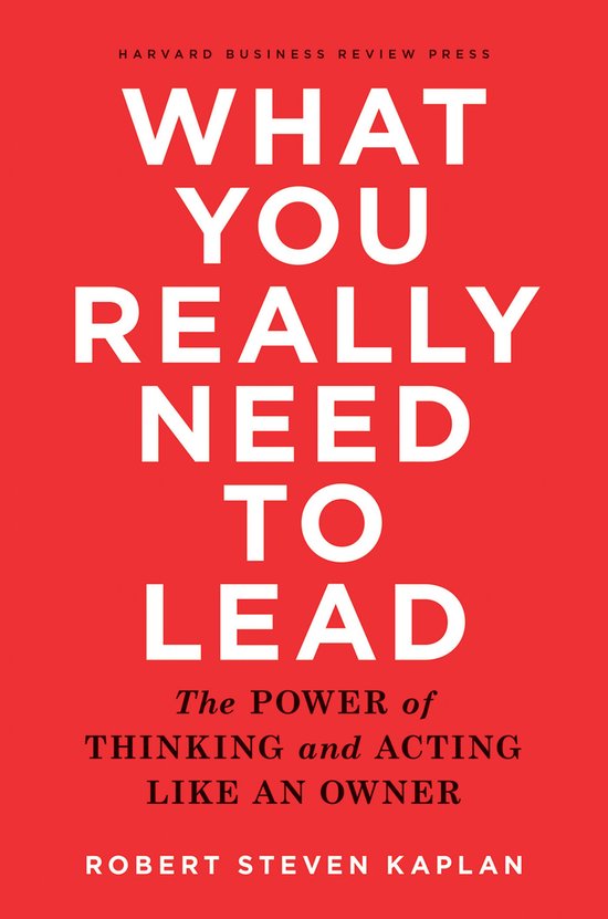 What You Really Need To Lead - cover