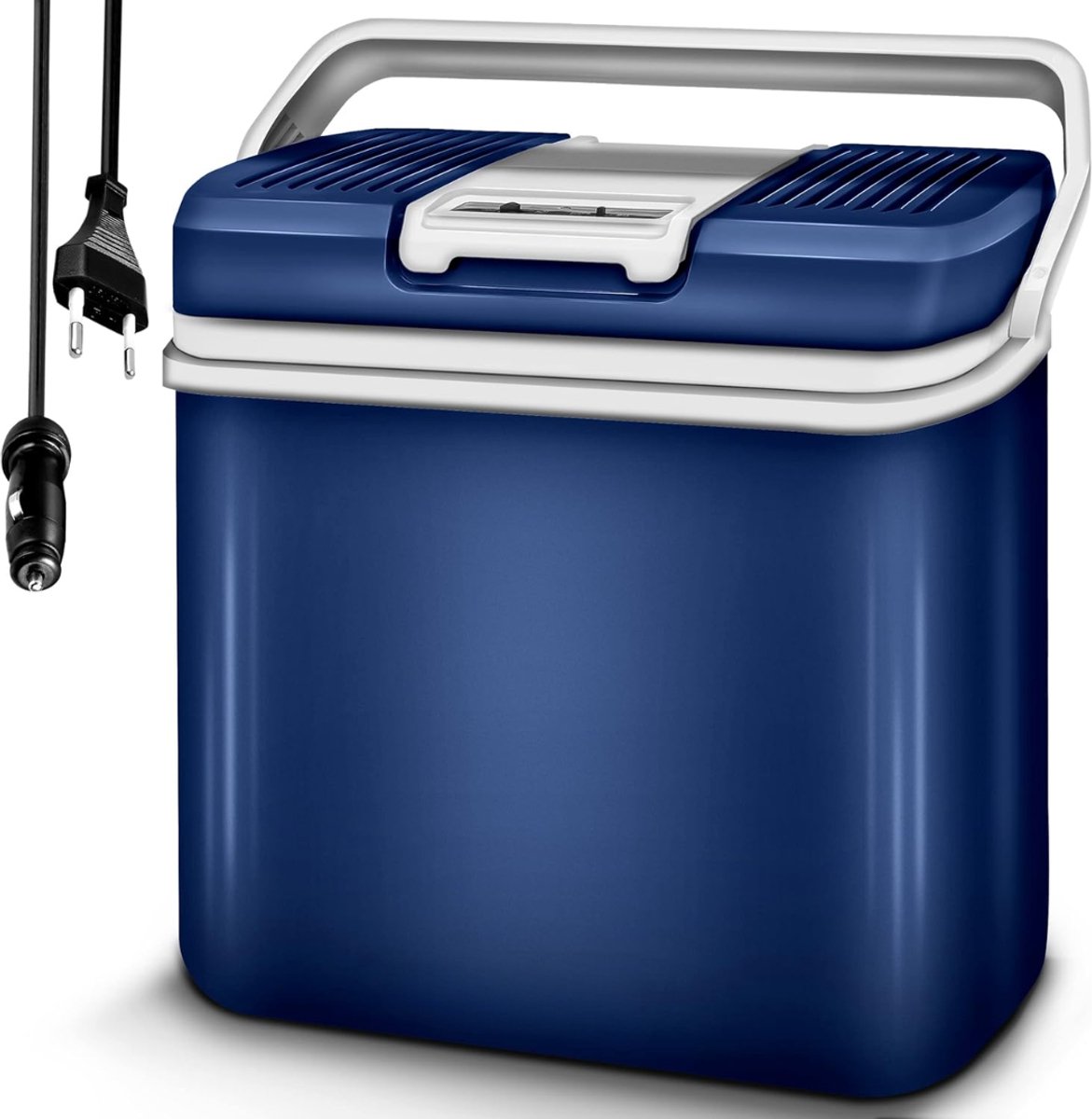 DnA® Koelbox Elektrisch - Compressor Koelbox - Elektrische Koelbox 12 en 230 Volt - Blauw - 35cm x 40cm x 42cm