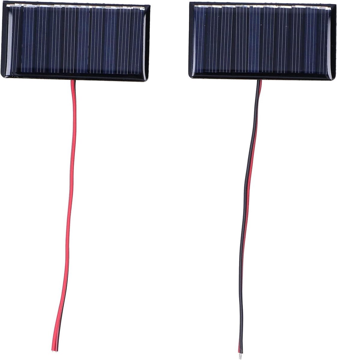 Zonnecel Module - Mini Zonnepaneel - Energie Opwekken - Laag Licht Prestatie - 68x36 mm - Zwart