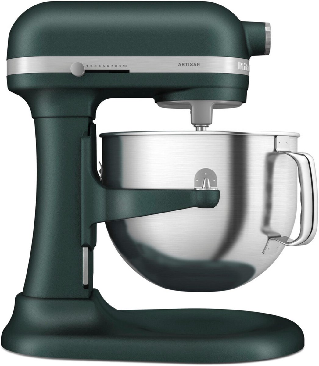KitchenAid 5KSM70SHXEPP Staande mixer 375 W Groen, Grijs, Roestvrijstaal