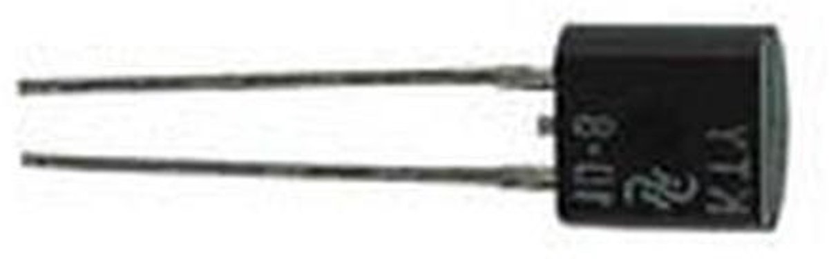 Temperatuursensor - Koelvloeistofsensor - Motortemperatuur Meten - Breed Temperatuurbereik - TO92 Behuizing - Zilver