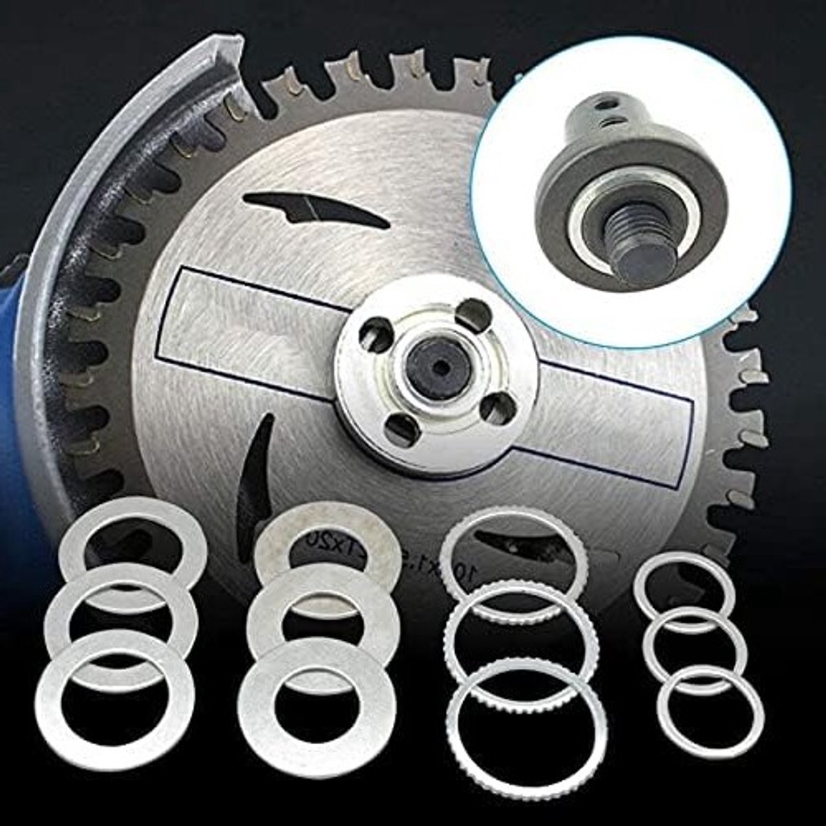 Reduceringsringen voor zaagbladen - 3 Stuks, Zaagblad Bushing, Spacer voor Cirkelzaag (30 mm x 25,4 mm)