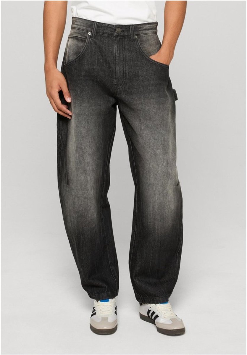 Urban Classics Heavy Baloon Jeans Wijde broek Taille 31 inch Grijs