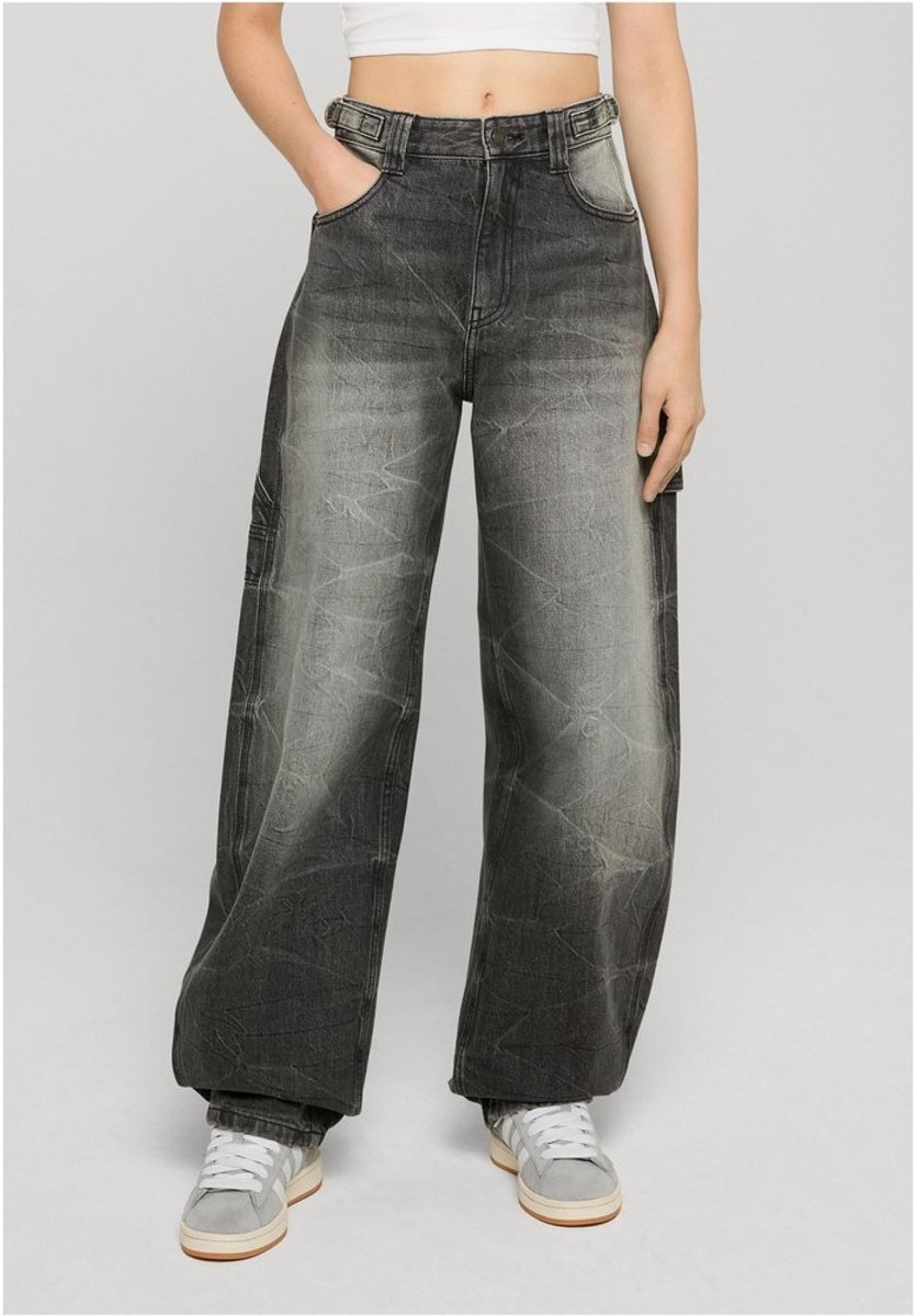 Urban Classics Balloon Fit Jeans Wijde broek Taille 33 inch Zwart