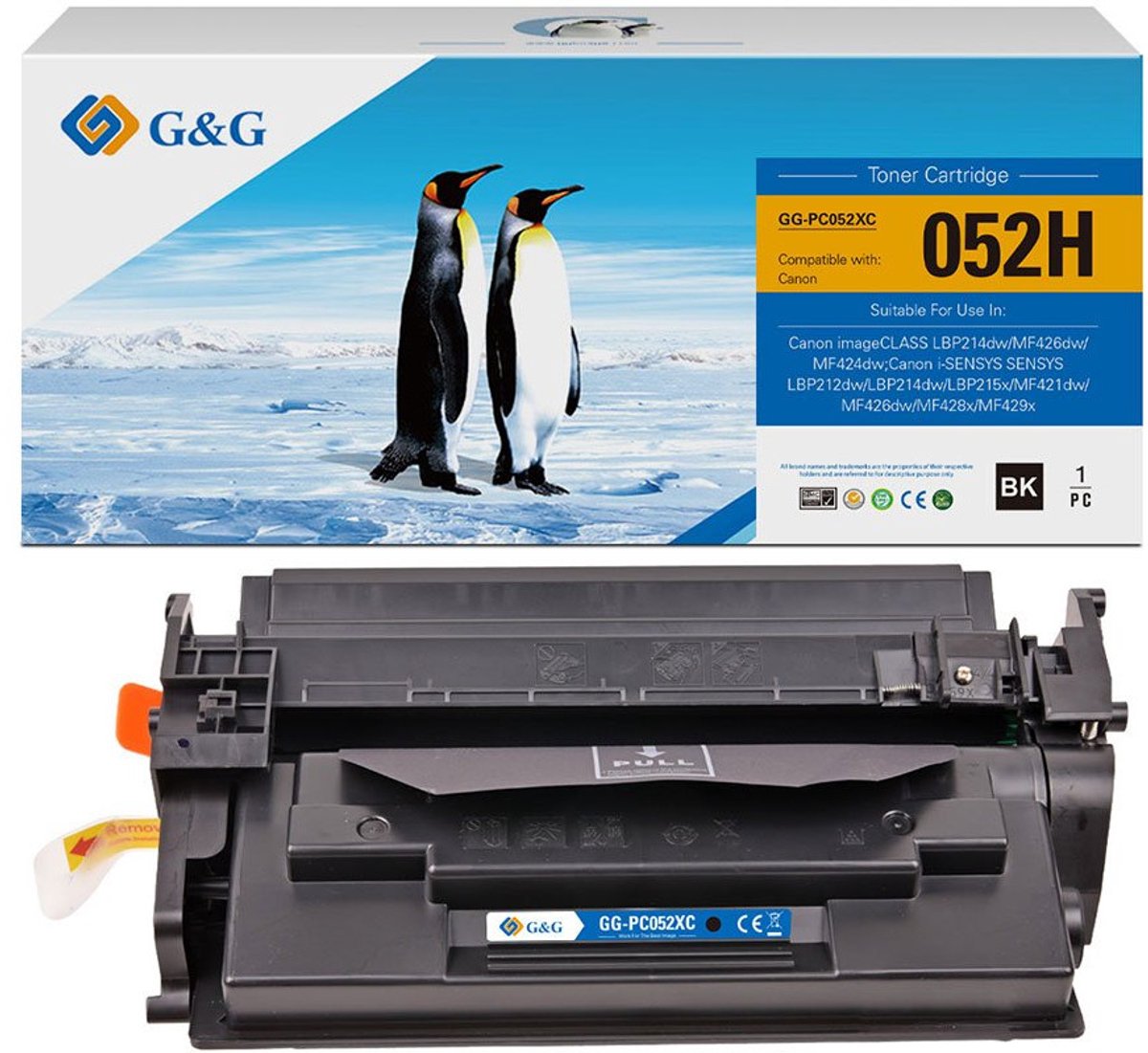 G&G 20839 tonercartridge 1 stuk(s) Compatibel Zwart