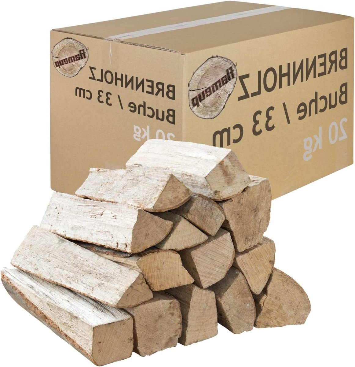 Beuken Haardhout - Houtblokken Oven - Open Haard Stoken - Droog Gekloofd Hout - 20 Kilogram - Niet gespecificeerd