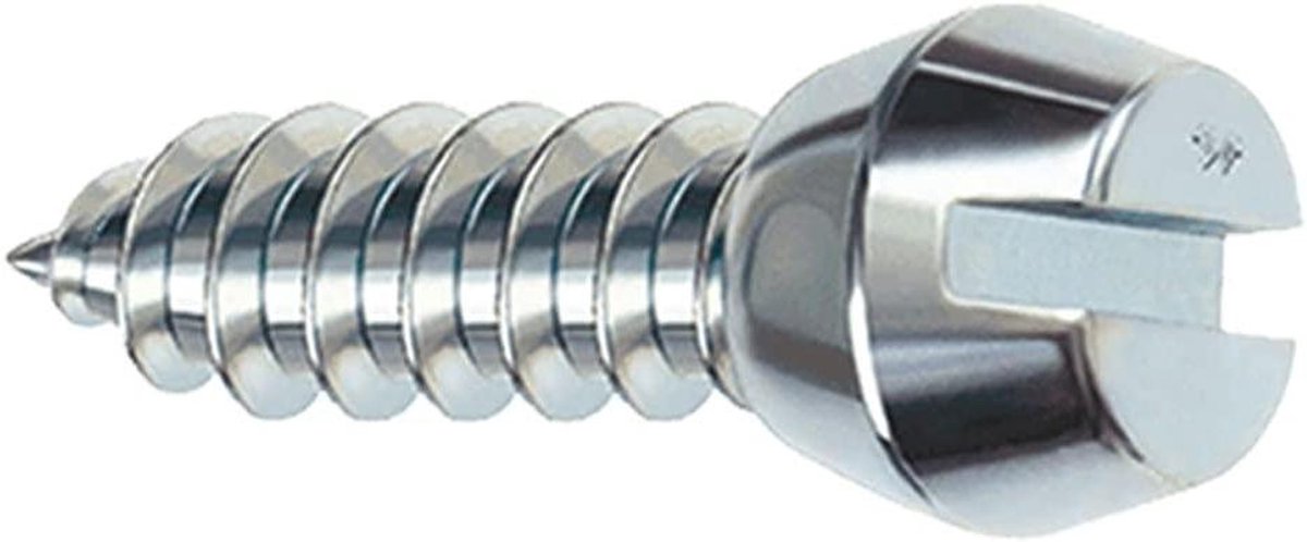 Zelfsnijdende Schroef - Bevestigingsschroef - Frame Bevestigen - Dubbele Kegel Kop - M5 - Zilverkleurig