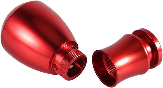 Schakelpookknop - Versnellingspookknop Auto - Versnellingen Wisselen - 5 Versnellingen - 8-12 mm Gatdiameter - Rood van Merkloos — afbeelding 5