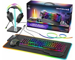 PC Gaming Bundel - Game Accessoires - Gaming Setup - 6-in-1 Kit - XL Muismat - Meerkleurig