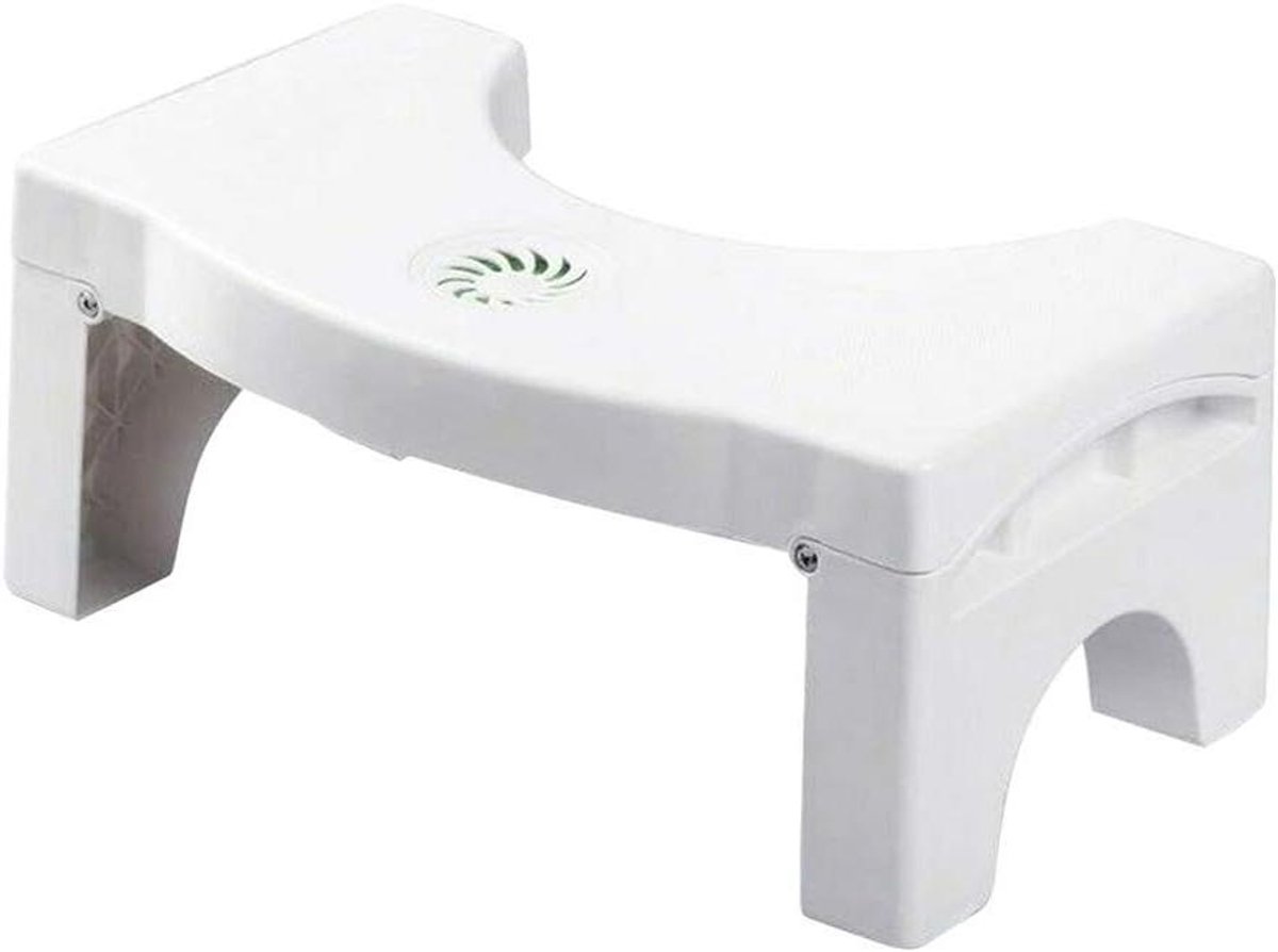 Opvouwbare Toiletkruk - Houding Hulp - Gezonde Stoelgang - Ergonomisch Universeel Ontwerp - 40x25x17.5 cm - Meerkleurig