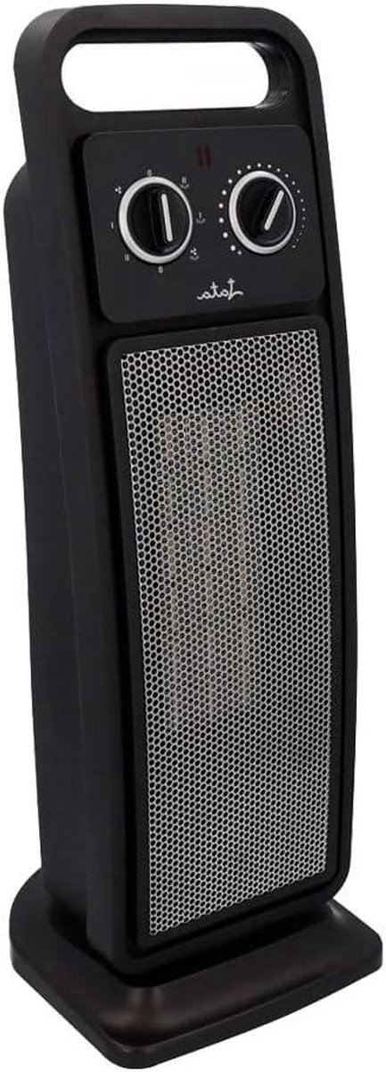 Keramische Torenverwarming - Ventilator Kachel - Ruimte Snel Verwarmen - Stille Werking - 18 x 19 x 51 cm - Zwart