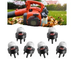 Geschikt Voor kleine tweetaktmotor clip-on startpomp, Geschikt Voor Poulan Echo kettingzaag, Ryobi BP42, Homelite, Bolens trimmer, 125B, 125BX, 125BVX bladblazer 530047721, 503936601, 6-pack