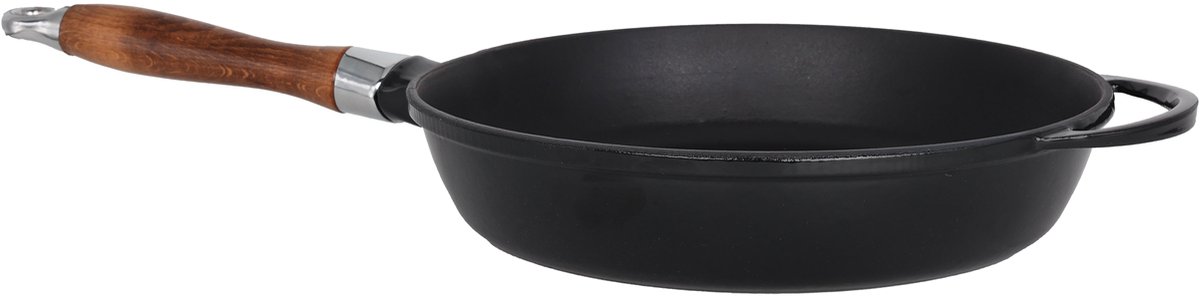 Lava Koekenpan - 28 cm - 2.8 liter - Gietijzer - Zwart