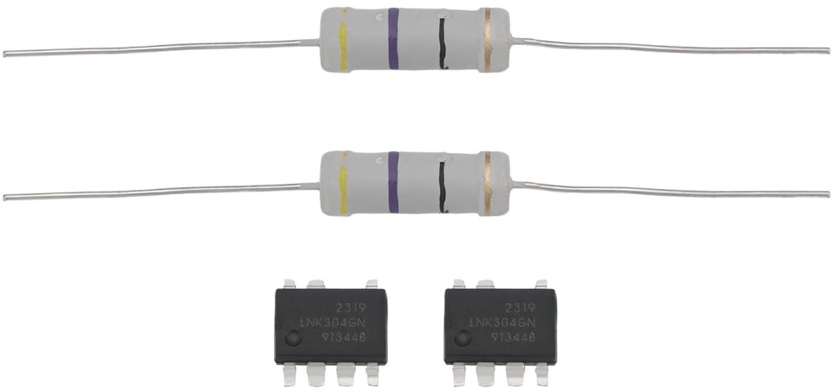 Zeynomax - Droger Reparatieset - Weerstand 47 Ohm 3W - Complete Oplossing - Compact Formaat - Geschikt voor Diverse Merken