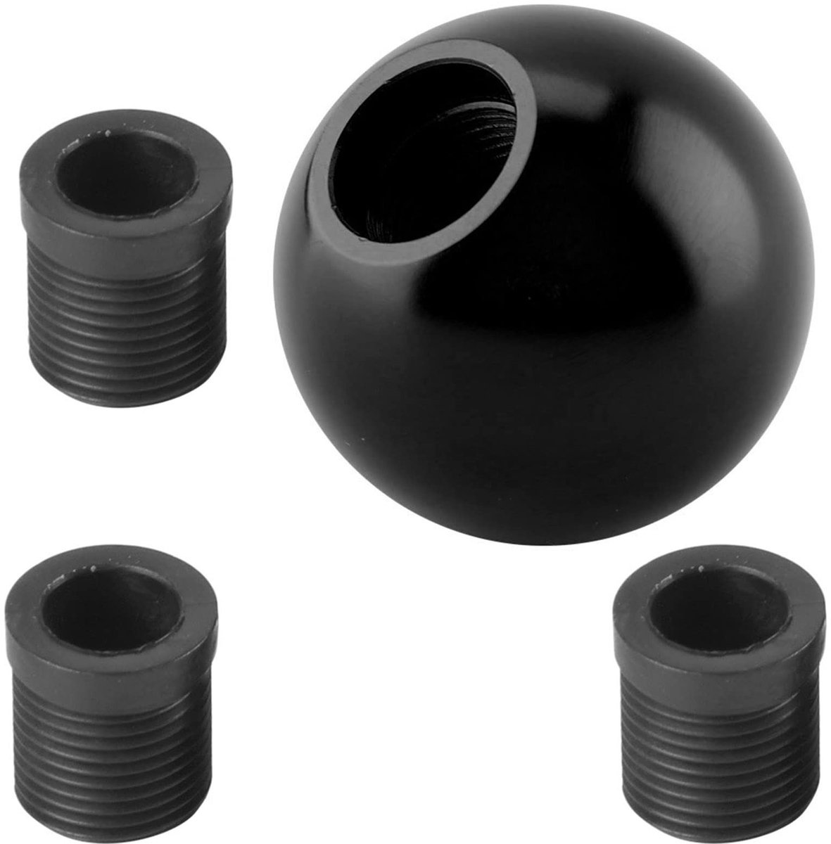 Dailygoods - Auto Shift Knob - Universele Schakelpook - Handmatige Versnelling - Zwart - Schakelpook Knop - Geschikt voor alle handgeschakelde voertui