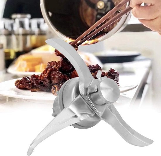 Dailygoods - Blenderblad Aluminium TM21 EM - Vervangmes - Duurzaam en Milieuvriendelijk - Geschikt voor TM21 - Hoge Efficiëntie - Kwaliteitsmateriaal van Dailygoods — afbeelding 2