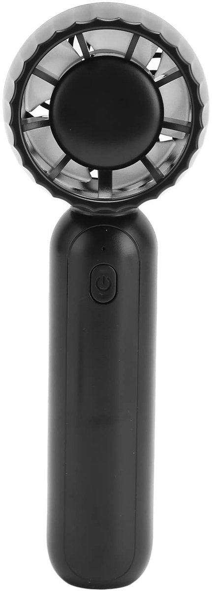 Jhubersproducts - Draagbare handheld ventilator - Mini USB oplaadbare wimper ventilator - Zwart - Persoonlijke airconditioning - Ideaal voor wimper ve