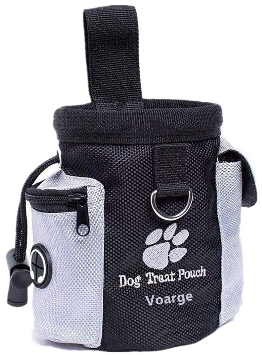 Dog Food Bag - Handige Snacktas met Poepzakdispenser voor Honden