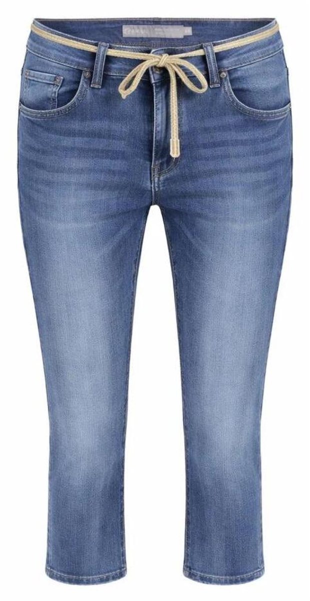 Geisha Jeans Emma Capri Mid Blue Denim Dames Maat - S