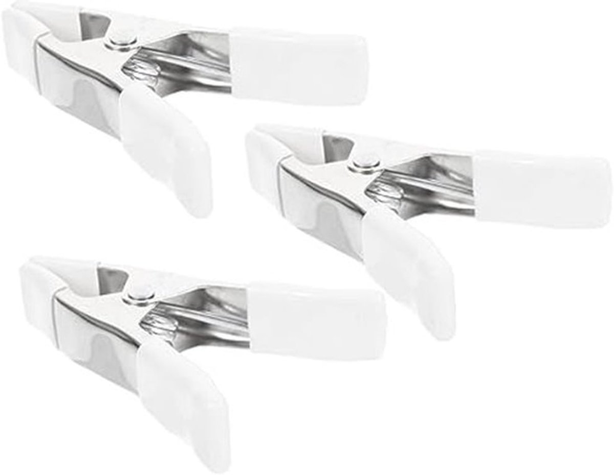 3 Pack Achtergrond Klemmen, Houtbewerking Klemmen, Veerklemmen voor Achtergrondstand, Robuuste Kleine Klemmen, Stevige Achtergrondstand Klemmen, Bruidsjurk