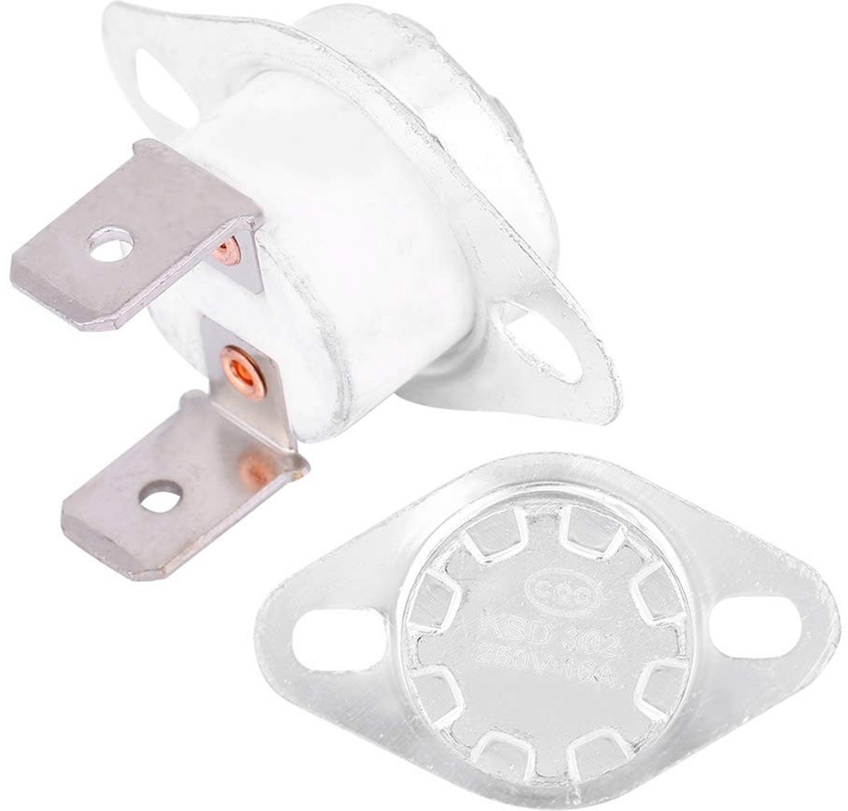 Jhubersproducts - Thermische Schakelaar - KSD301 250V 16A - Hoge nauwkeurigheid - Compact ontwerp - Temperatuurregeling - Geschikt voor thermostaat to