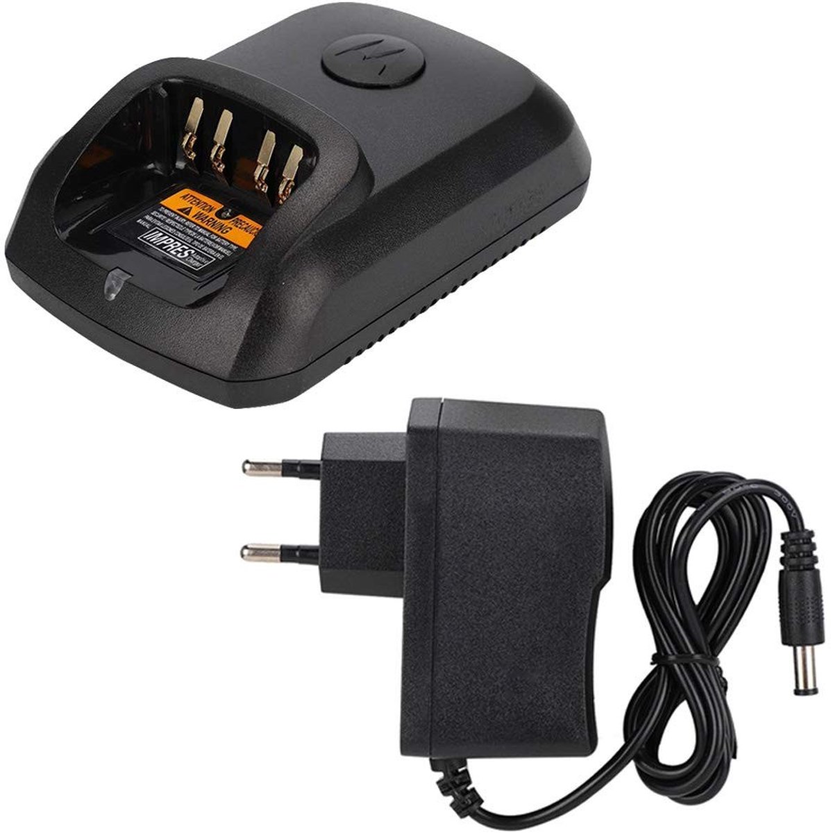Jhubersproducts - Voedingsadapter - Oplaadstation - 100-240V - Tweeweg oplader - Geschikt voor P8268 DP4400 DP4800 DP4801 DEP550 - Compact formaat