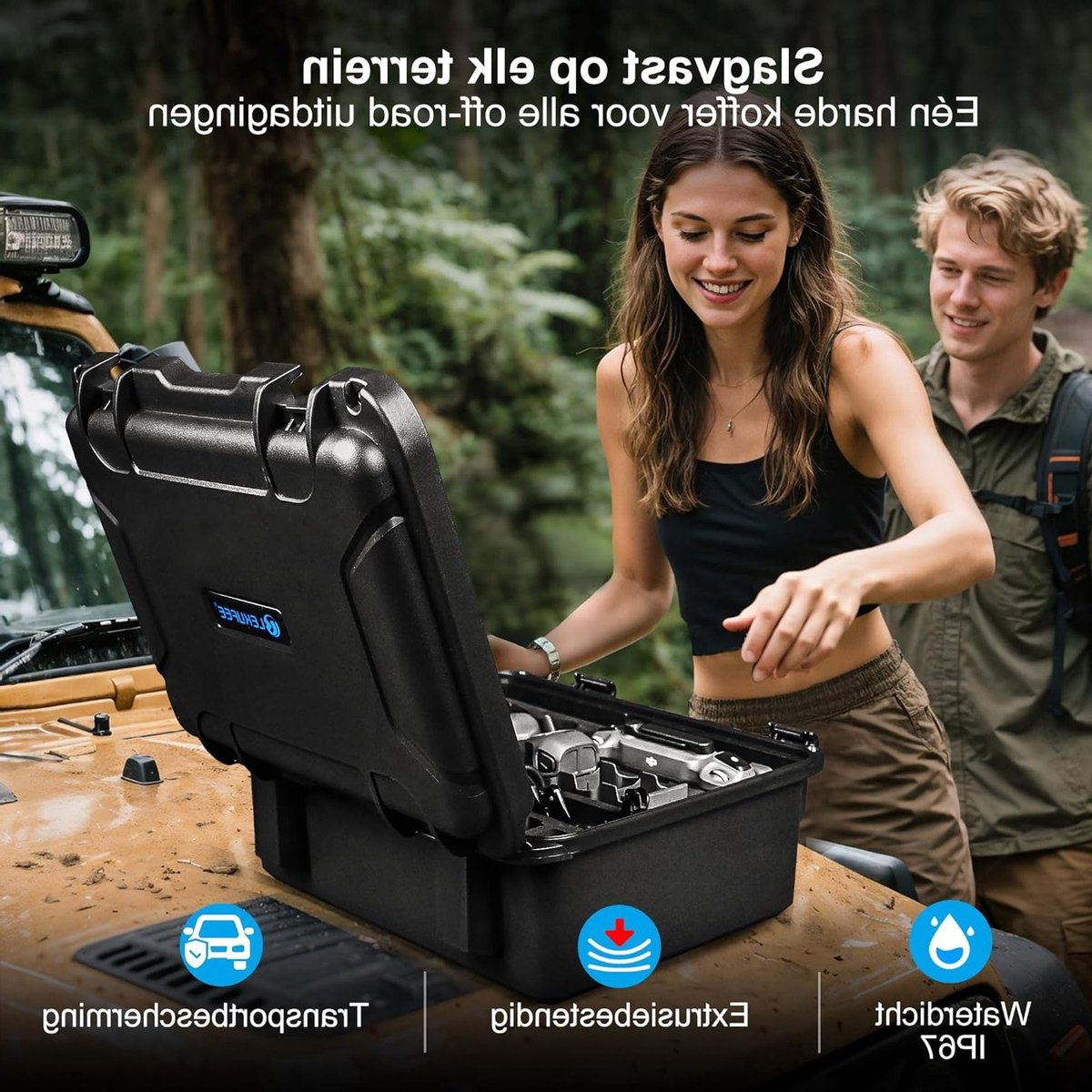 Waterdichte Hardcase voor DJI Mavic 4 Pro Drone met Oplader, Accu's en Accessoires - Ideaal voor Reis en Bescherming – foto 6