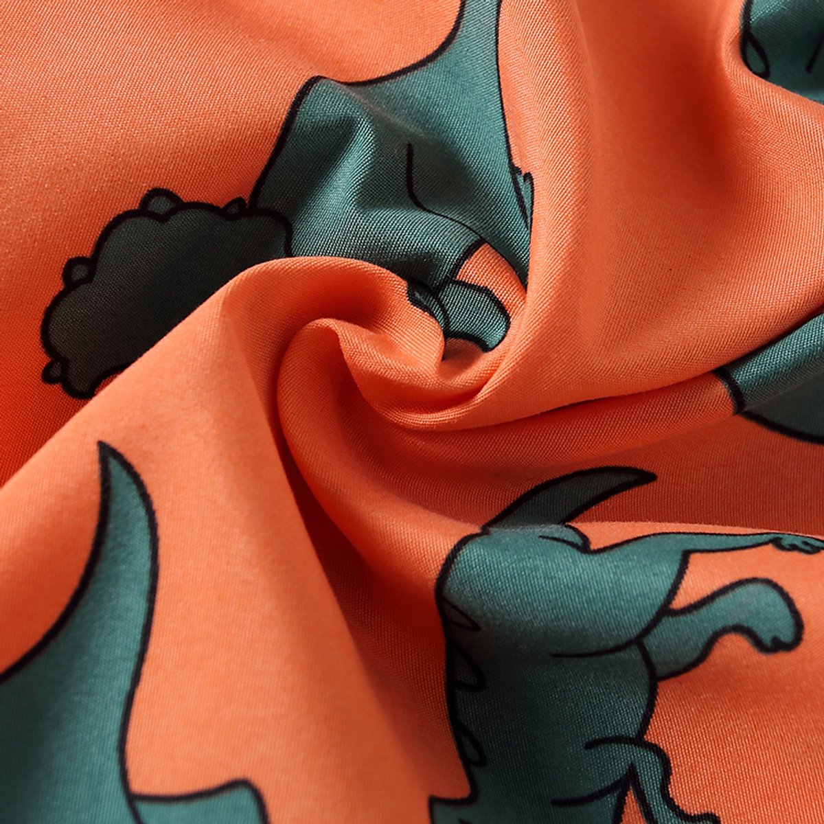 NiSy.nl Zwembroek Jongens | Zwemshort | Dino Print | Sneldrogend | | Oranje — afbeelding 4
