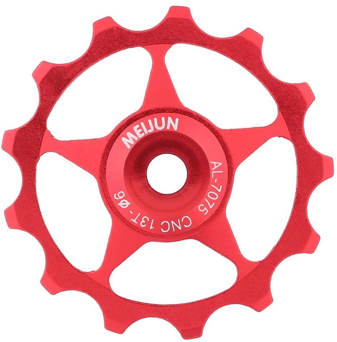 Allecto - Shifting System Support Wheel - Duurzaam Aluminium - 11T/13T - Voor Mountainbike en Racefiets - Efficiënte Schakeling - Zwart, Rood, Goud...