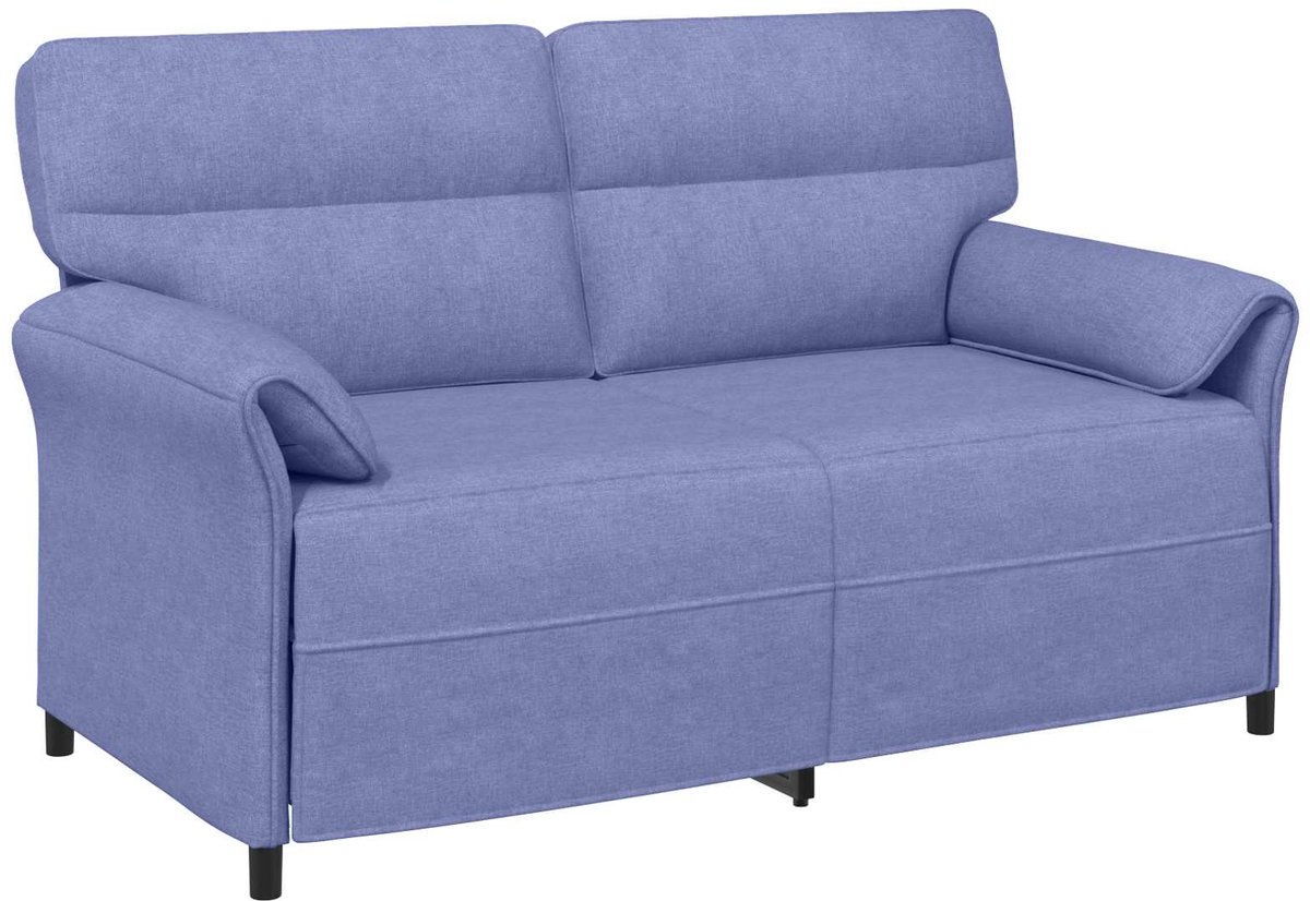 vidaXL - Bank - 100% - polyester - metalen - frame - MDF, - Multiplex
