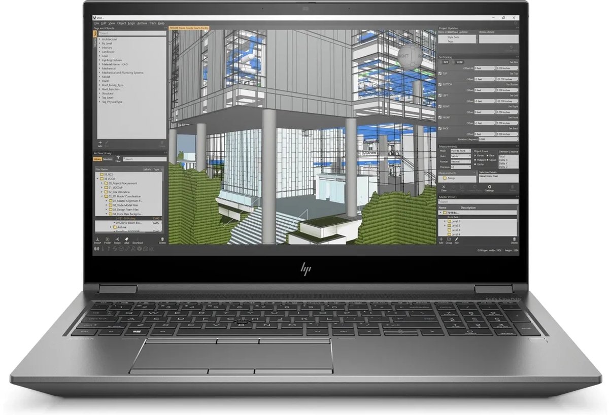 Image of HP ZBook Fury 15 G7 | Intel Core i7 | NVIDIA RTX 3000 | 39.6 (15.6″) | 512 GB SSD | 32 GB DDR4 | DE | WiFi | Windows 11 Pro