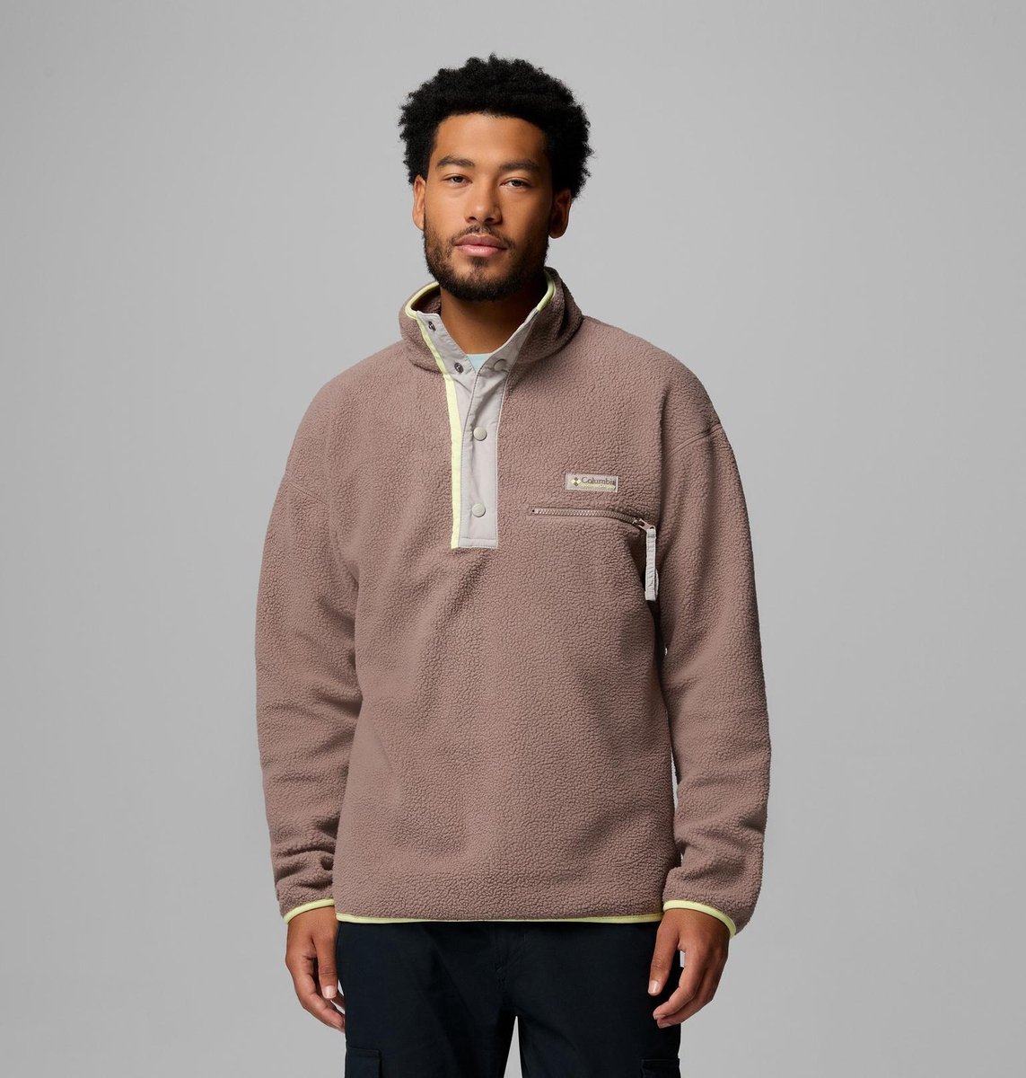 Columbia Helvetia II Half Snap Tee S Iron