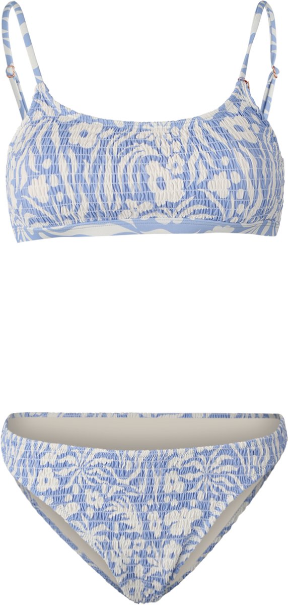 Brunotti Cruzin-Swirl Women Bralette Bikini Bluebell 34 Wit