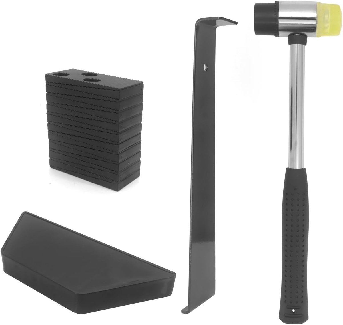 23-delige Laminaatvloeren Installatiekit met Tapping Block, Hamer, Spanners en 20 Afstandh