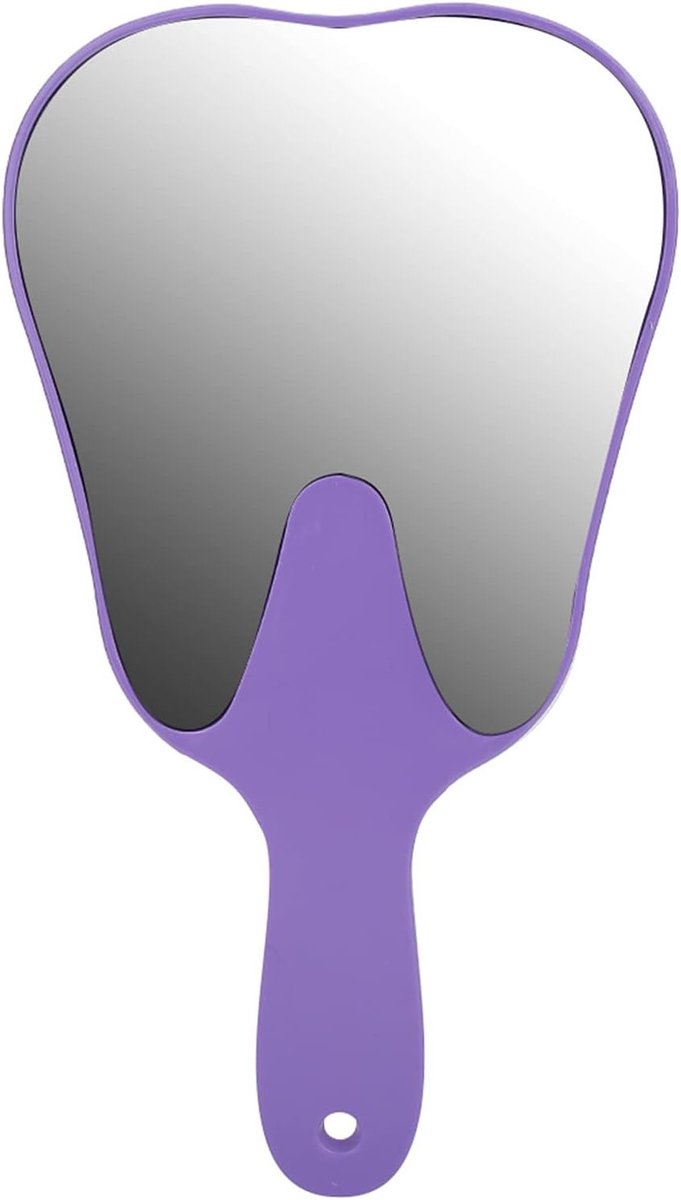 Handspiegel voor Tandheelkunde - Plastic Handvat, Mondinspectie Spiegeltje voor Thuisgebruik, Tandartsaccessoire voor Mondhygiëne en Tandheelkundige Controle