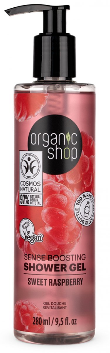 Organic Shop Framboos Revitaliserende Douchegel 280 ml