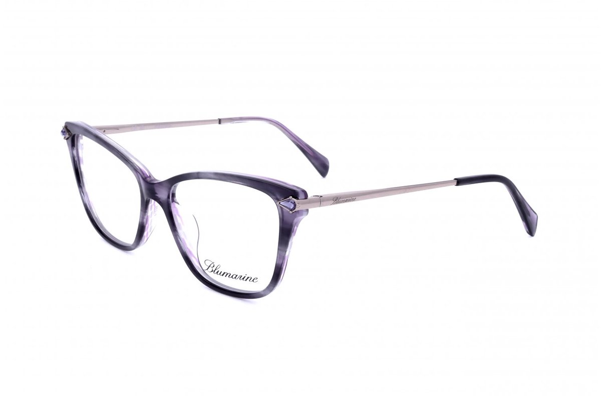 Blumarine VBM842S Shiny striped violet 54/16/140 WOMAN Brilmonturen