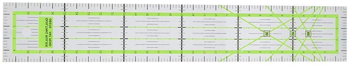 Transparante 30 cm Naai Liniaal voor Kleding, Quilten en DIY Naai Projecten - Precisie Meetgereedschap