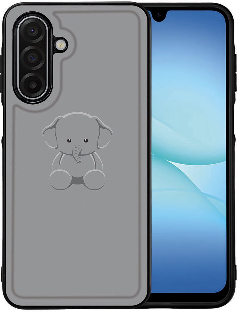 Backcover Hoesje Samsung Galaxy A17 Baby Olifant