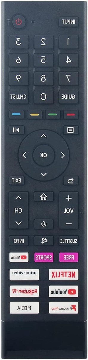 Afstandsbediening TV - Voice Remote Control - TV Bediening - Ergonomisch Ontwerp - 10 Meter Bereik - Zwart