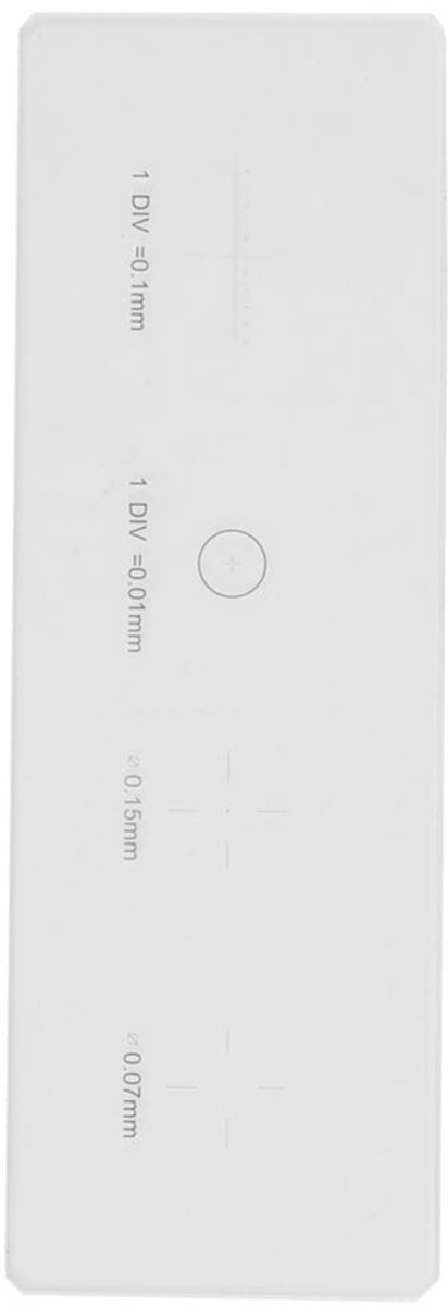 Allecto - Microscope Micrometer Calibration Slide - 0.01mm Precisie