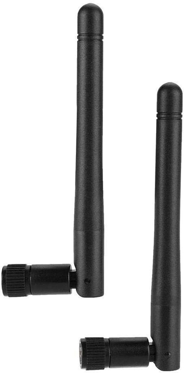 Netwerk Antenne - Wifi Versterker - Signaal Verbetering - Hoge Versterking 2DBi - 19.5 cm Lengte - Zwart