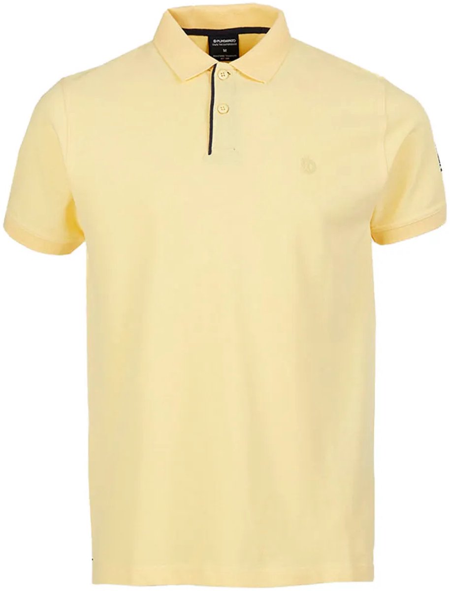 Fundango Insignia Korte Mouw Poloshirt Geel S Man