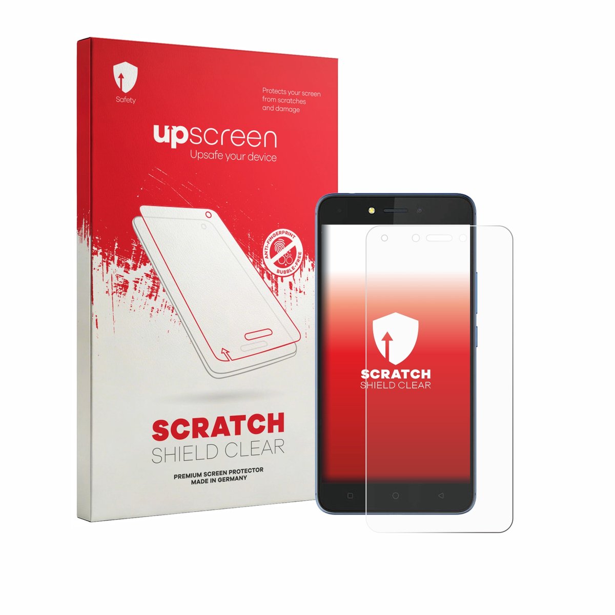 upscreen - Screenprotector voor Tecno Pouvoir 1 - Folie Beschermfolie transparant