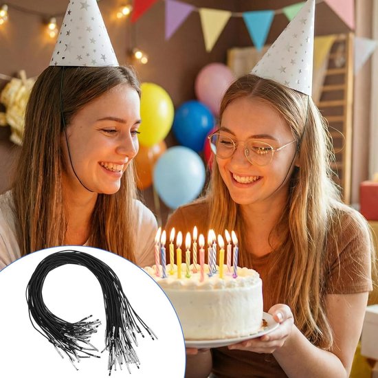 Elastische Hoedband met Metalen Spine 30 cm - Ideaal voor Maskers, DIY Feesthoeden en Boekbinding (Wit) — afbeelding 5