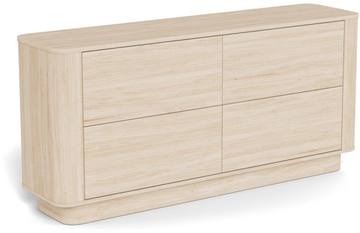Ladekast Sterling Eiken Wit 160cm - Giga Living