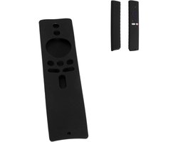Zwarte Siliconen Beschermhoes voor Afstandsbediening, Antislip, Geschikt voor Mi Box S, Mi TV Stick en Mi Box S 4K - Duurzaam en Comfortabel in Gebruik
