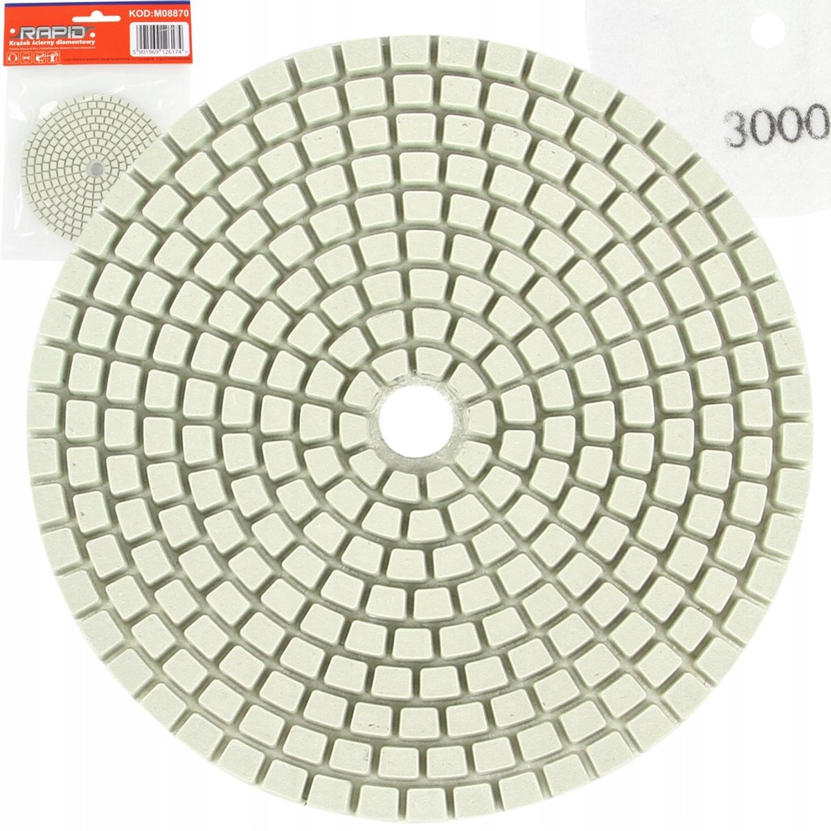 MAR-POL Serie - Diamanten Schijf - 100mm - 3000 Granulatie - Voor Gres