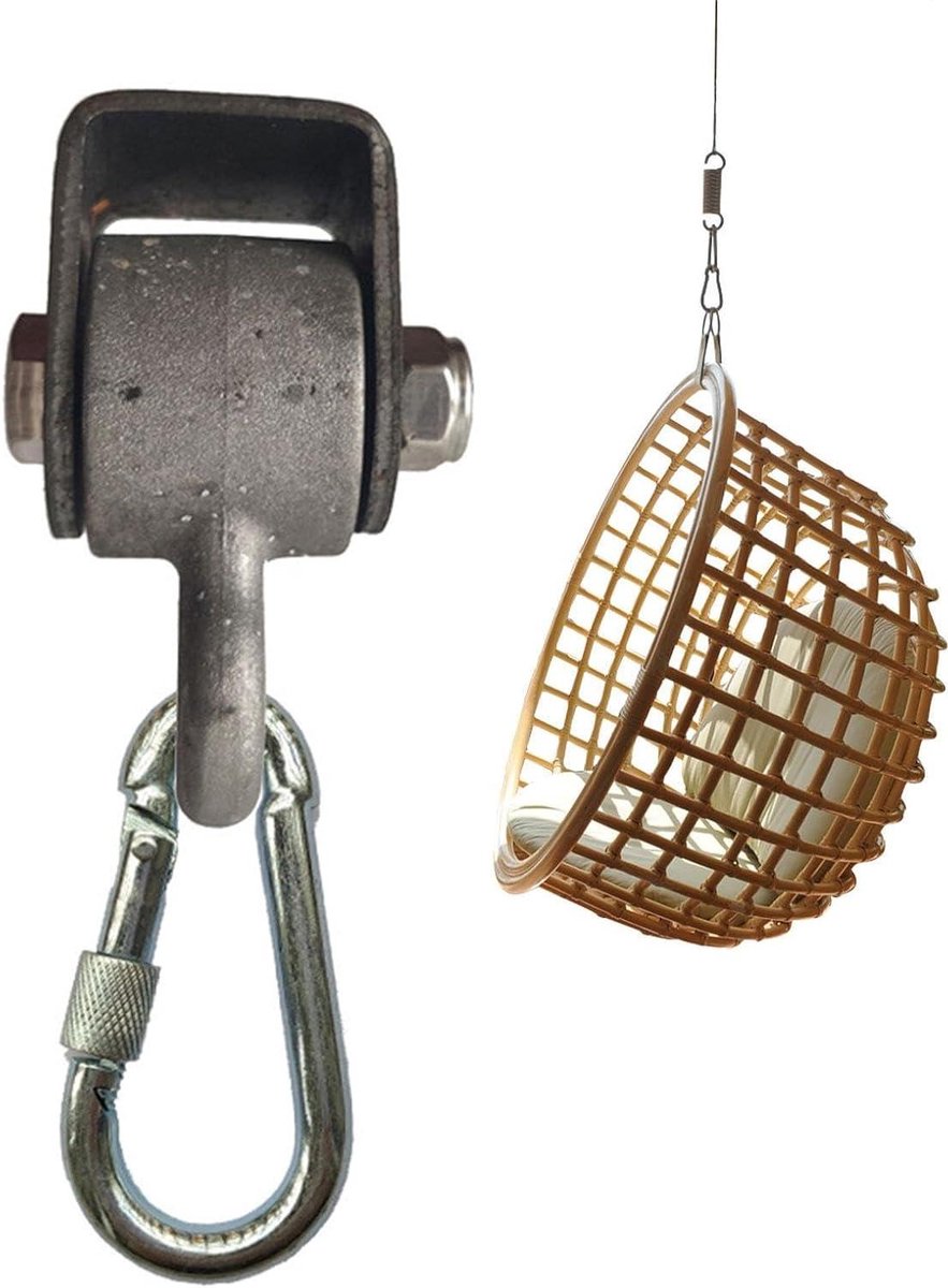 Schommelhaak - Hangmat houder - Buitenspelen - 200 kg draagvermogen - 61 x 57 x 96 cm - Metaal